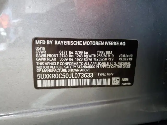 2018 BMW X5 XDRIVE35I  