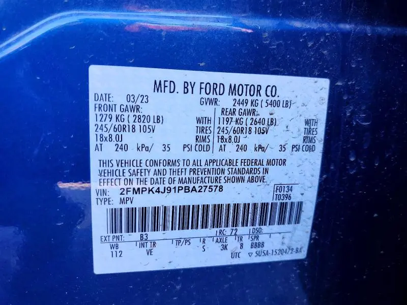 2023 FORD EDGE SEL  