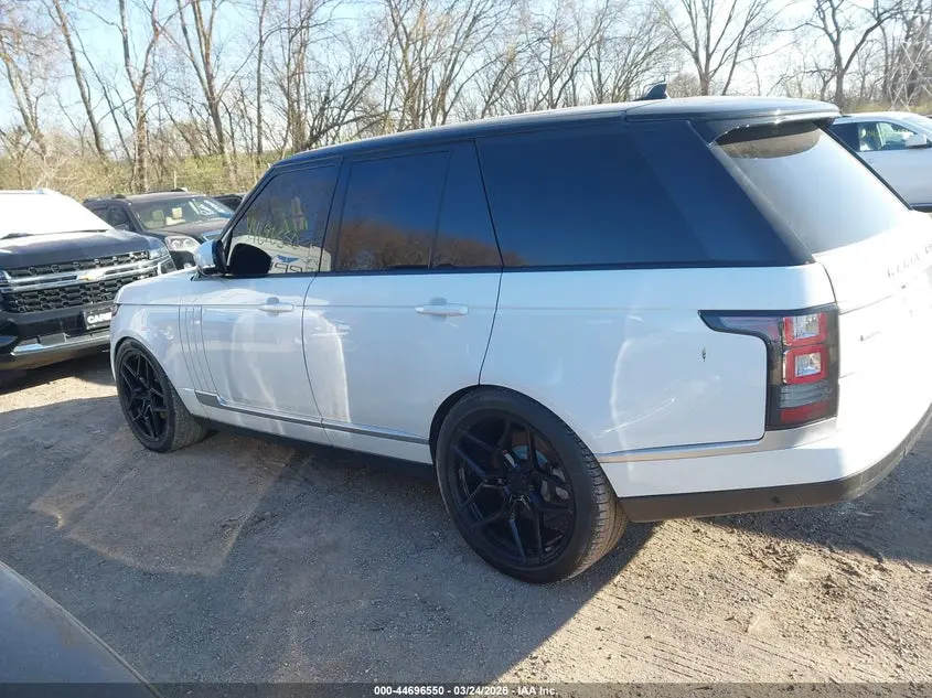 2016 LAND ROVER RANGE ROVER 3.0L V6 SUPERCHARGED HSE