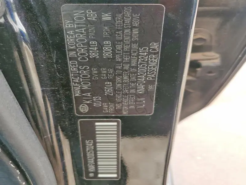 2013 KIA FORTE EX  