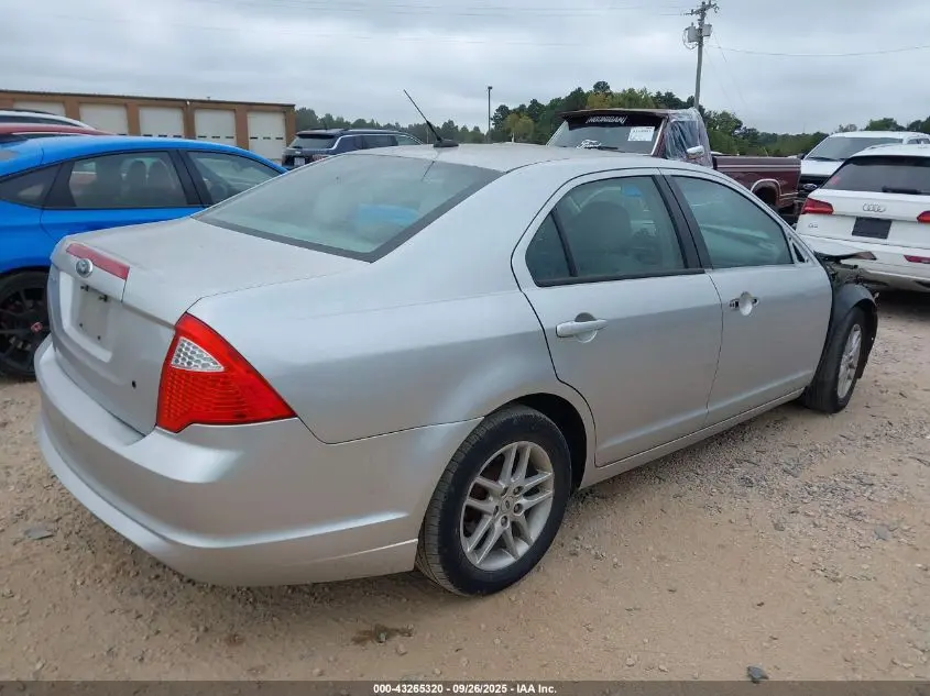 2012 FORD FUSION S