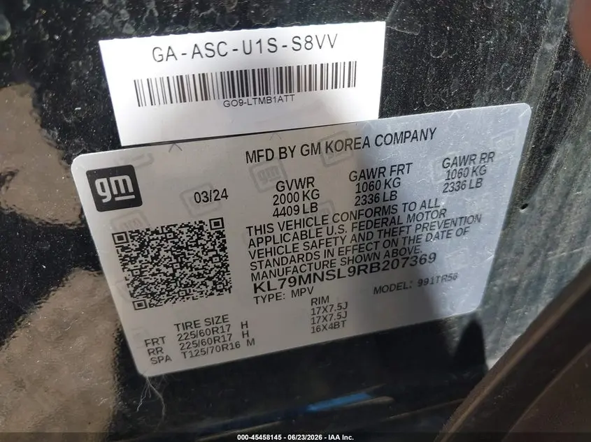 2024 CHEVROLET TRAILBLAZER AWD LS