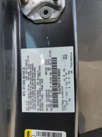 2015 FORD FUSION SE  