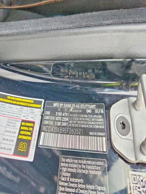 2014 MERCEDES-BENZ E 350  