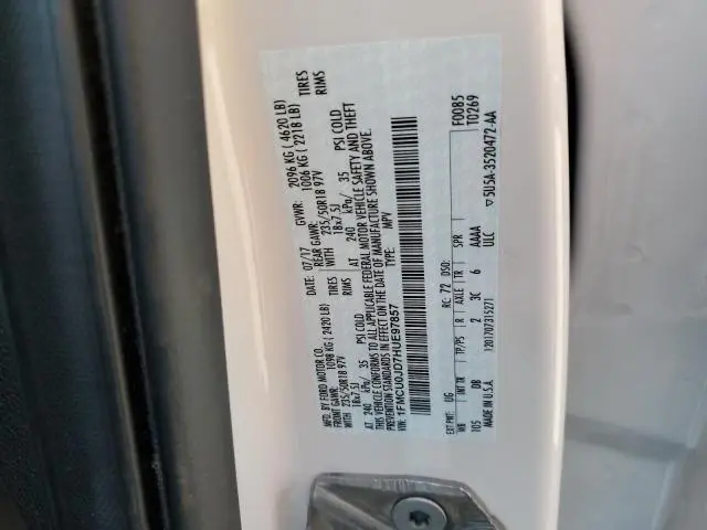 2017 FORD ESCAPE TITANIUM  