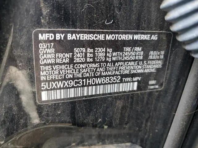 2017 BMW X3 XDRIVE28I  