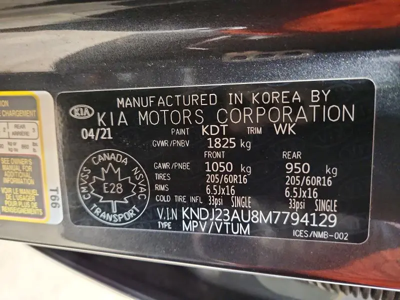 2021 KIA SOUL LX  
