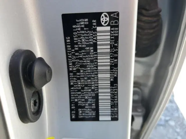 2014 TOYOTA COROLLA L  