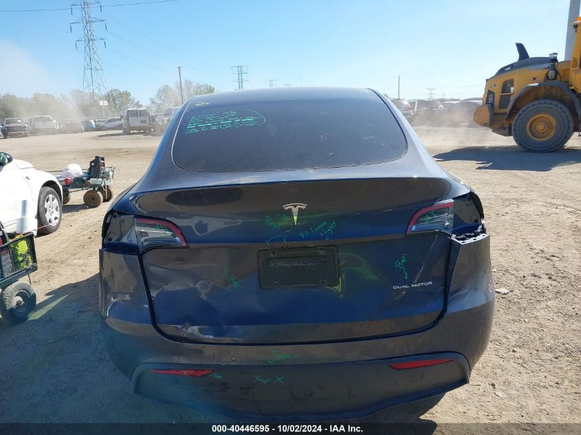 2022 TESLA MODEL Y LONG RANGE DUAL MOTOR ALL-WHEEL DRIVE