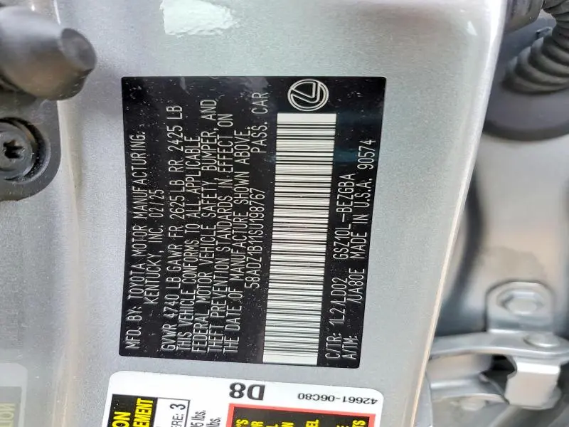 2025 LEXUS ES 350 BASE  