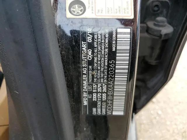 2010 MERCEDES-BENZ E 350 4MATIC  