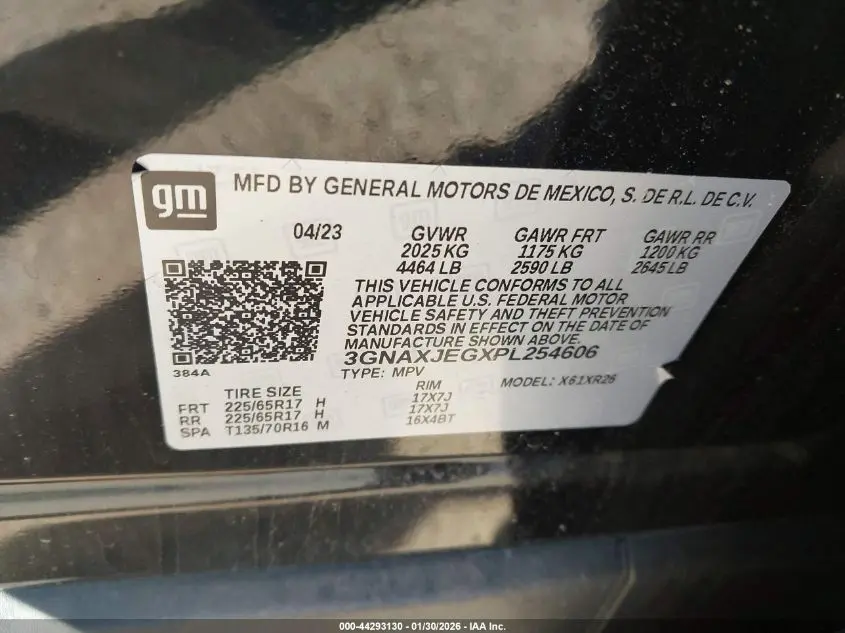 2023 CHEVROLET EQUINOX FWD 2FL