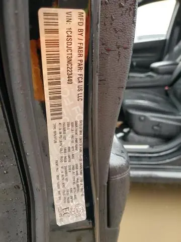 2022 DODGE DURANGO R/T