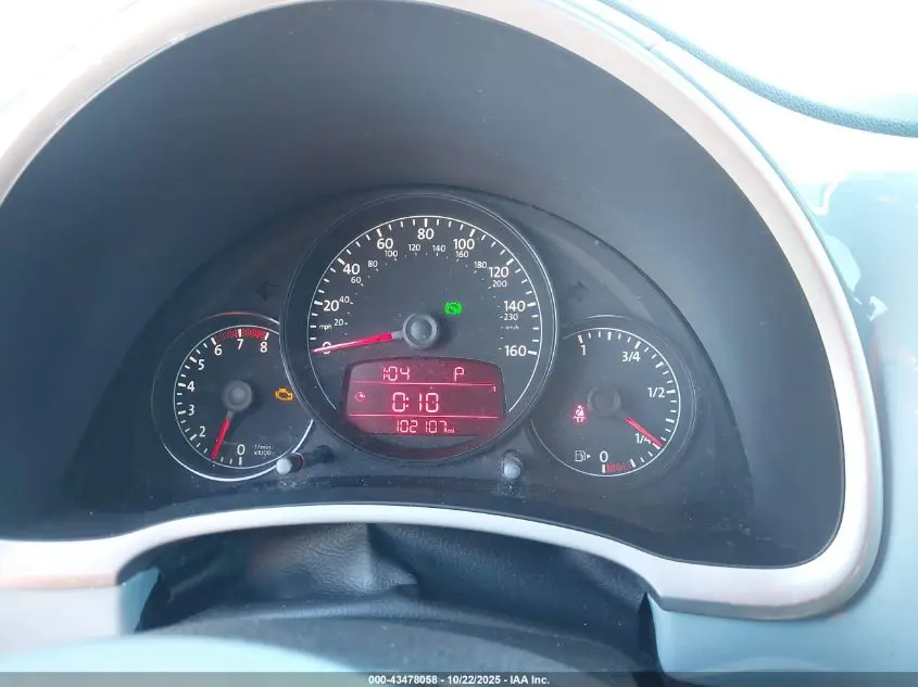 2012 VOLKSWAGEN BEETLE 2.5L