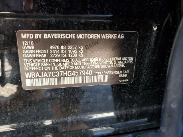 2017 BMW 530 XI