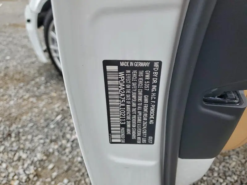 2018 PORSCHE PANAMERA 4  