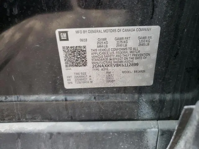 2019 CHEVROLET EQUINOX LT  