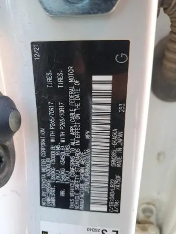 2022 TOYOTA 4RUNNER SR5/SR5 PREMIUM  