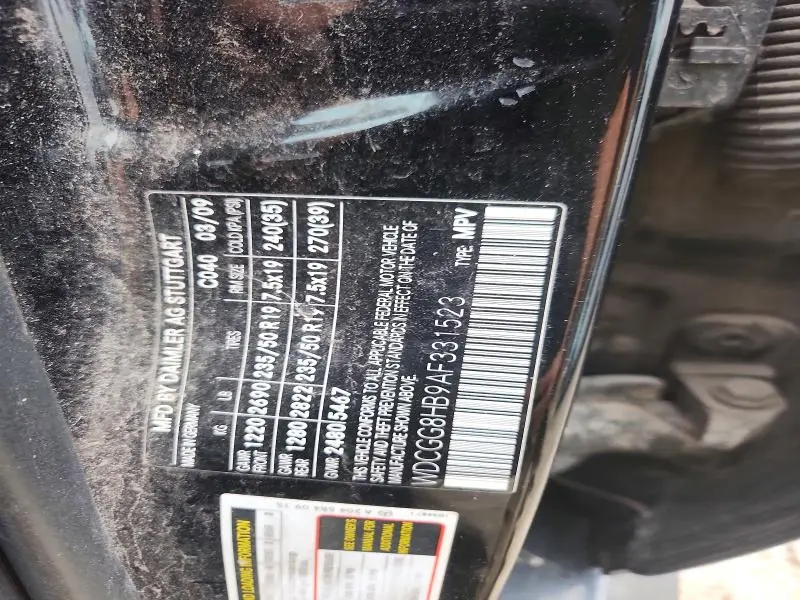 2010 MERCEDES-BENZ GLK 350 4MATIC  