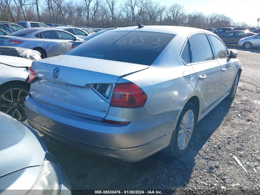 2016 VOLKSWAGEN PASSAT 1.8T SE