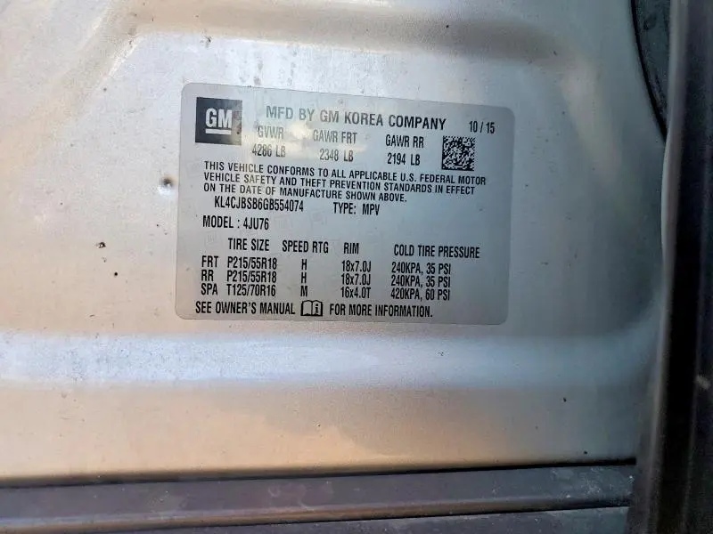 2016 BUICK ENCORE CONVENIENCE  