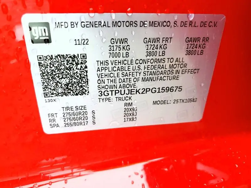 2023 GMC SIERRA   