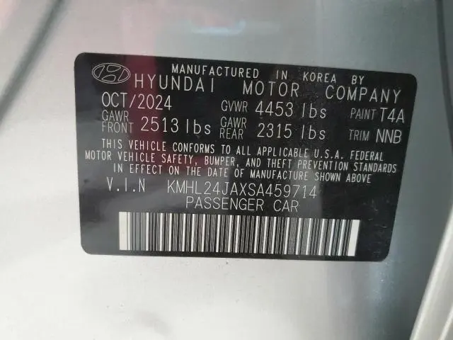 2025 HYUNDAI SONATA SE  