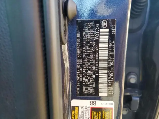 2019 TOYOTA AVALON XLE  