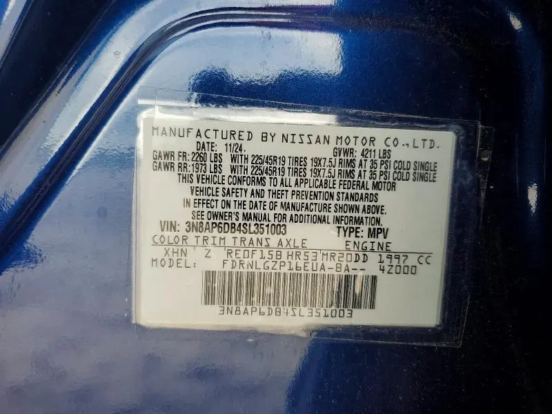2025 NISSAN KICKS SR  