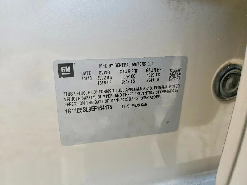 2014 CHEVROLET MALIBU 2LT  