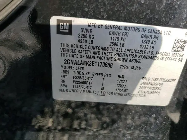 2014 CHEVROLET EQUINOX LS  