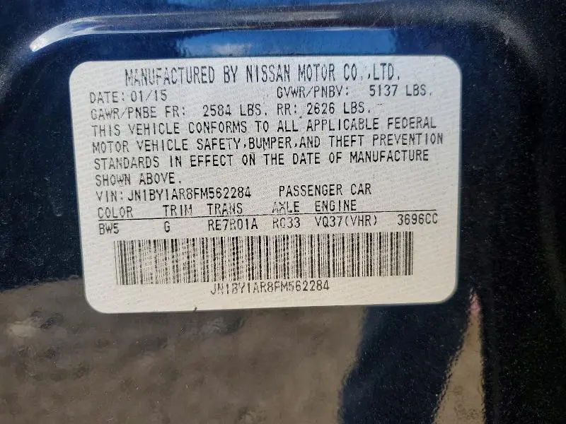 2015 INFINITI Q70 3.7  