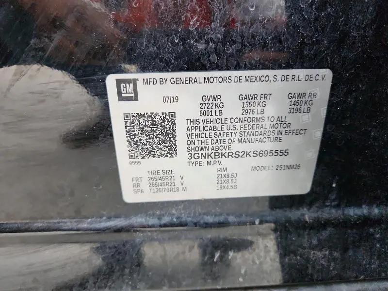 2019 CHEVROLET BLAZER PREMIER  