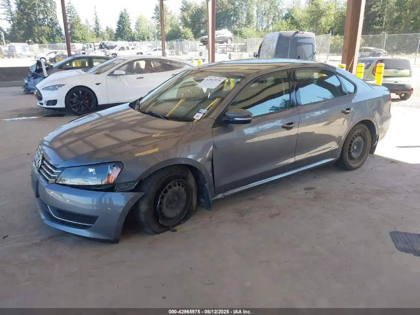 2014 VOLKSWAGEN PASSAT 2.5L S
