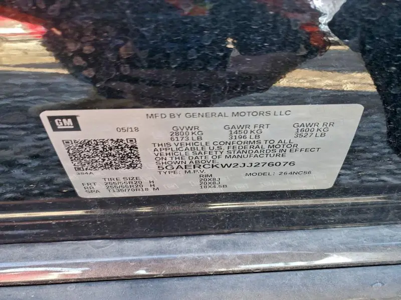 2018 BUICK ENCLAVE PREMIUM  