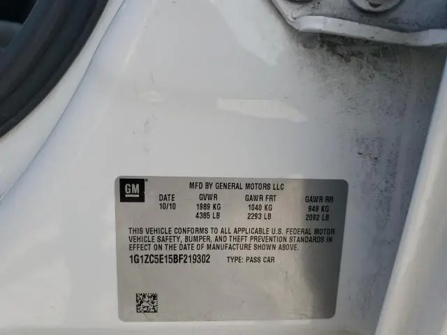 2011 CHEVROLET MALIBU 1LT  