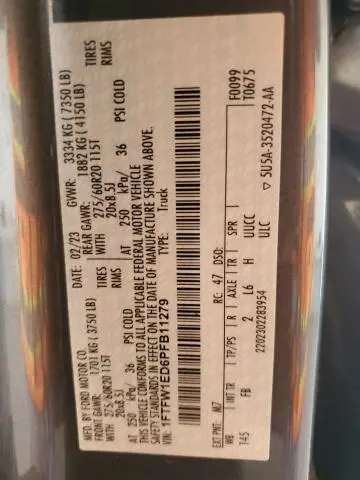 2023 FORD F150 SUPERCREW  