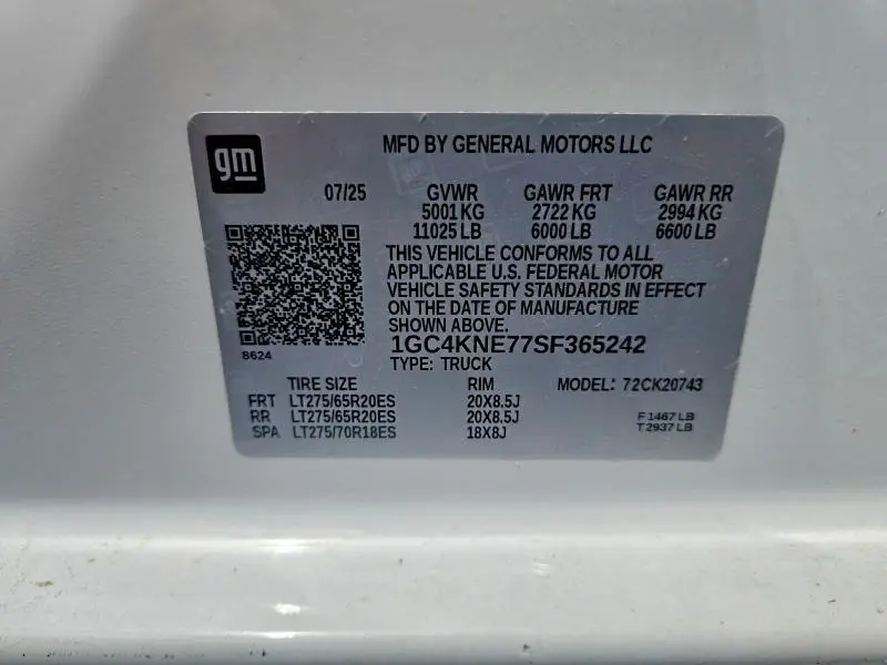 2025 CHEVROLET SILVERADO K2500 HEAVY DUTY LT  