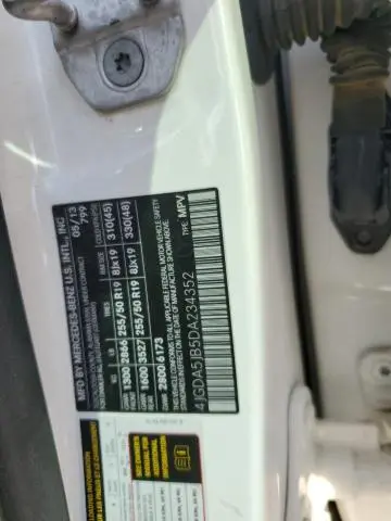 2013 MERCEDES-BENZ ML 350