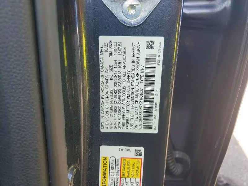2023 HONDA CR-V EXL  