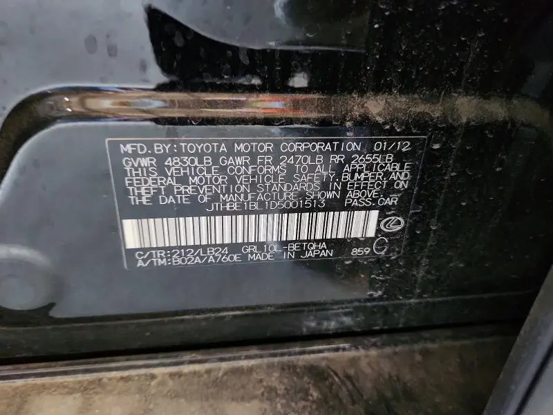 2013 LEXUS GS 350 BASE  