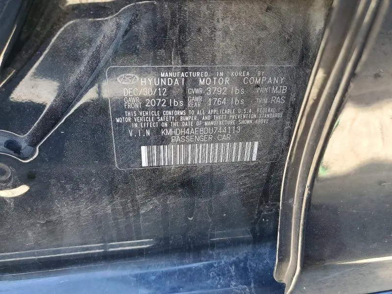 2013 HYUNDAI ELANTRA GLS  