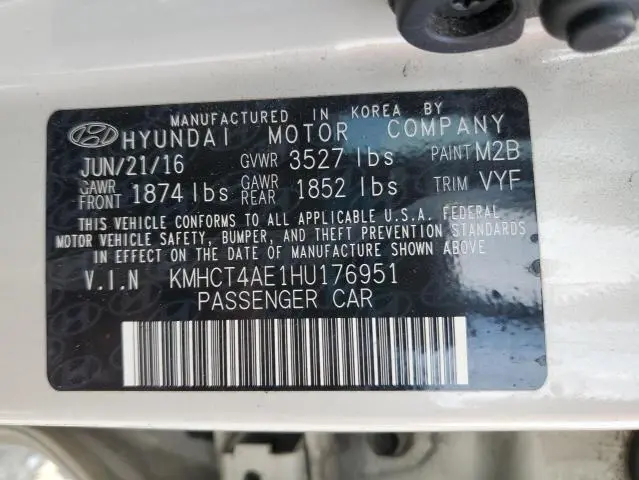 2017 HYUNDAI ACCENT SE  