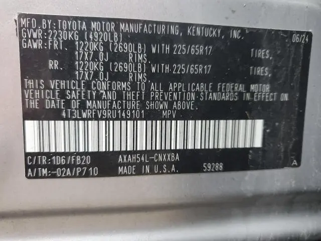 2024 TOYOTA RAV4 LE