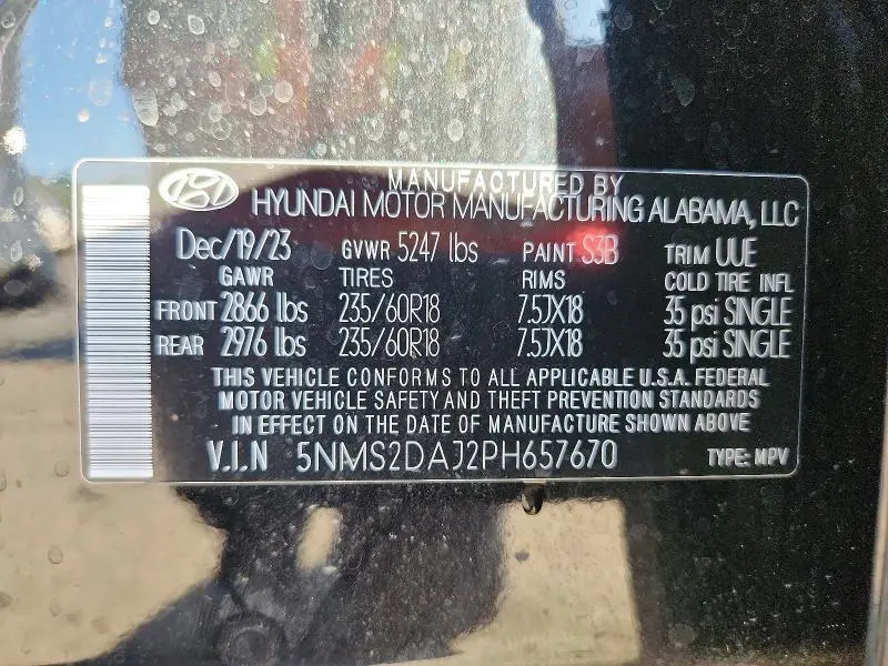 2023 HYUNDAI SANTA FE SEL  