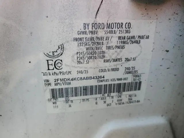 2010 FORD EDGE LIMITED  