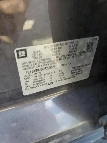 2016 CADILLAC ESCALADE LUXURY  