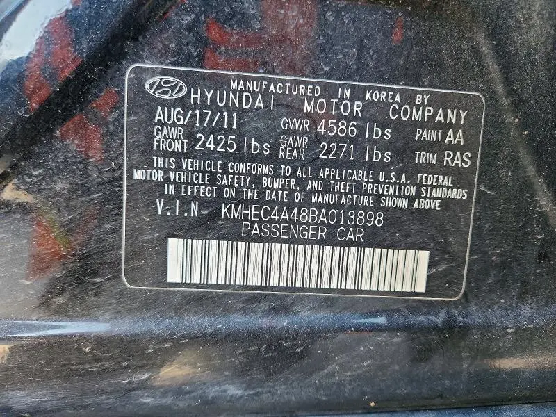 2011 HYUNDAI SONATA HYBRID  