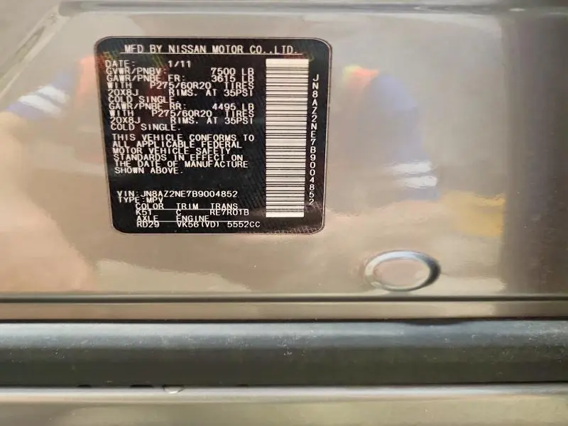 2011 INFINITI QX56 BASE  
