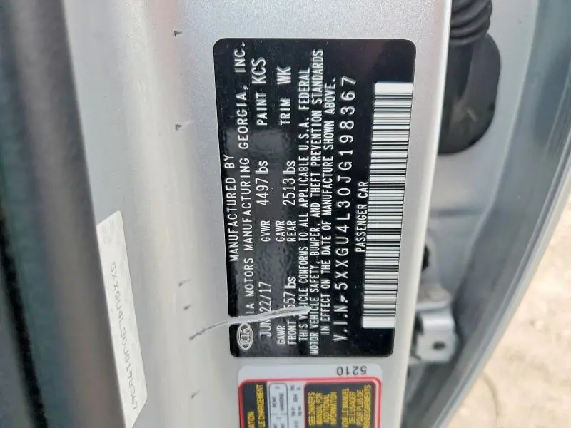 2018 KIA OPTIMA EX  